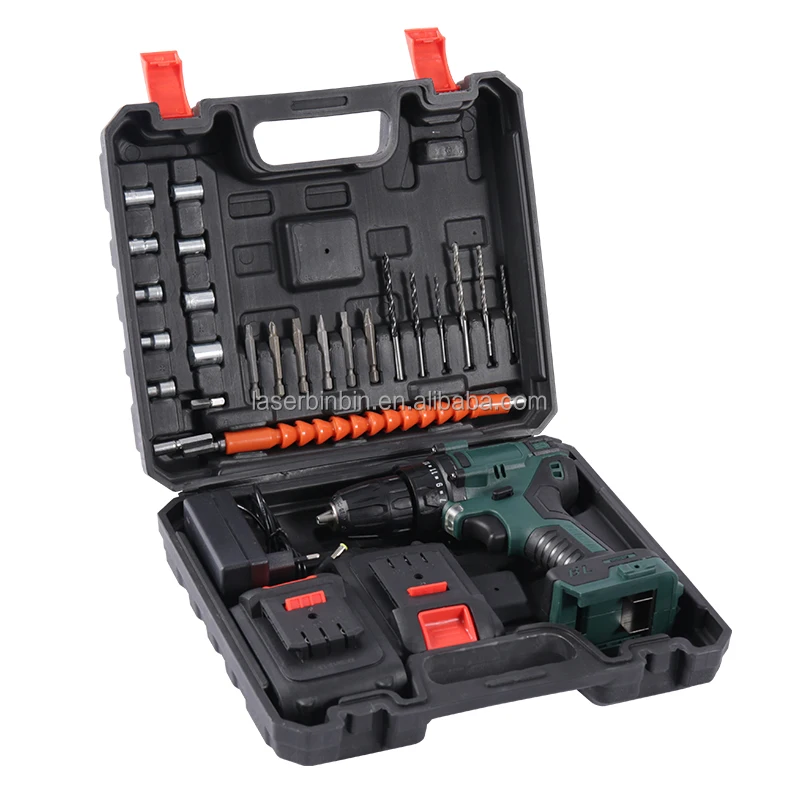 New hand economical model cordless electric power drills with attachment