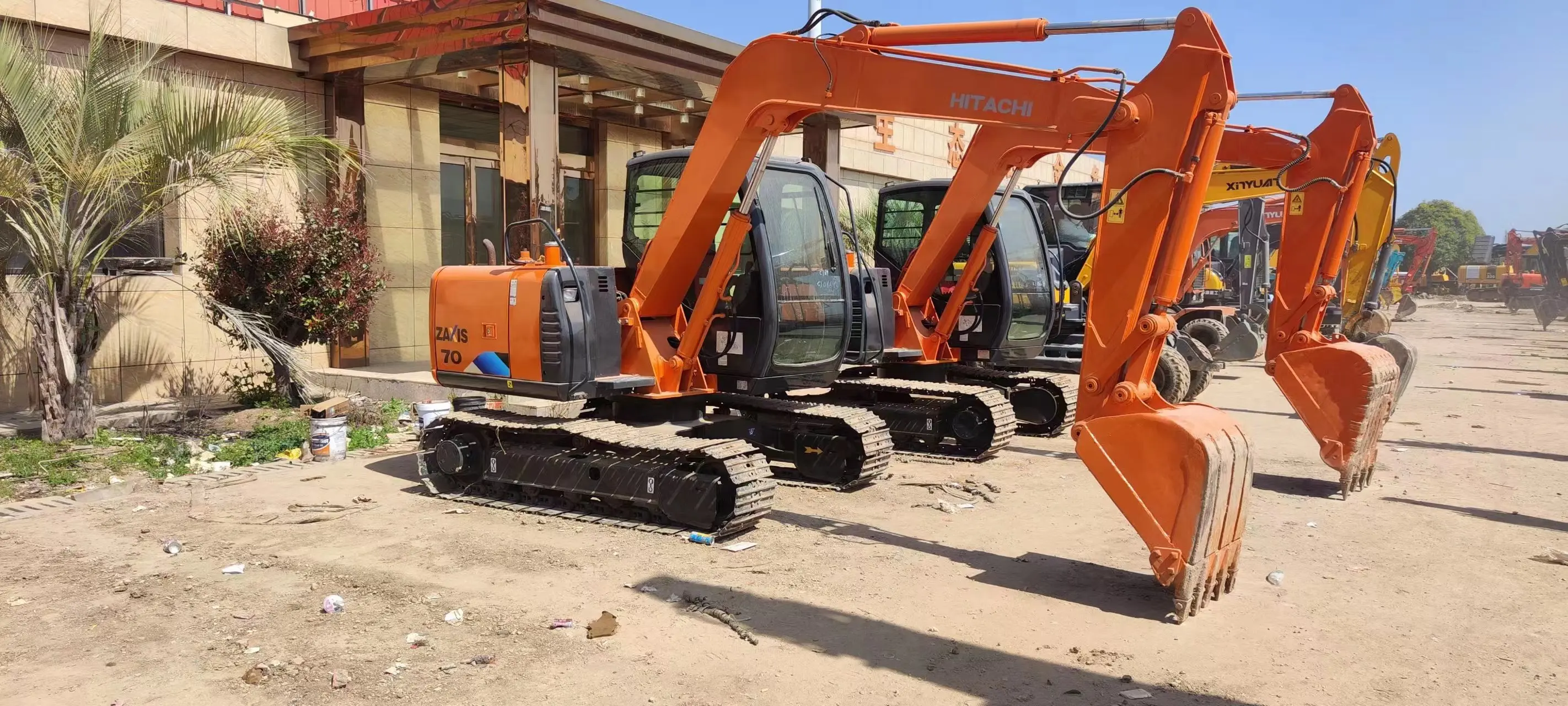 High quality second hand original japanese famous brand hitachi zx70 in good condition for sale