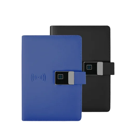 2024 planner loose leaf notebook with powerbank and usb