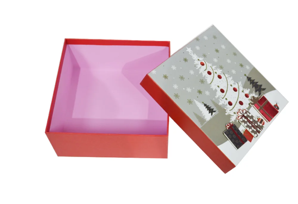 OEM Factory Custom Christmas Cardboard Cheap Gift Boxes Wholesale Sepcial Design Hardcover Box