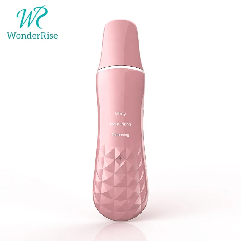 
3 in 1 Electric Portable Heating Sonic Face Cleaning Skin Lifting Ultrasonic Skin Scrubber 