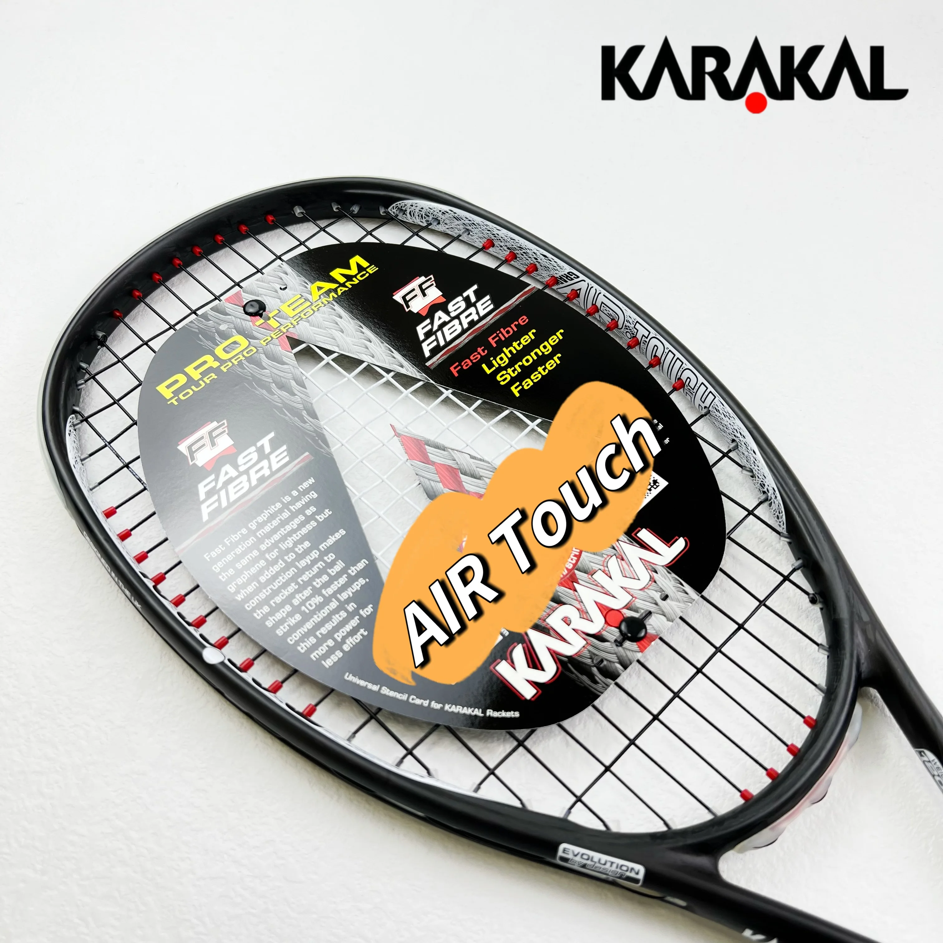 Graphite carbon squash racket