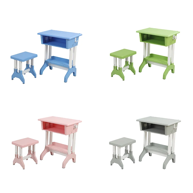 
 Школьная мебель, пластиковый эргономичный детский учебный стол и стул  