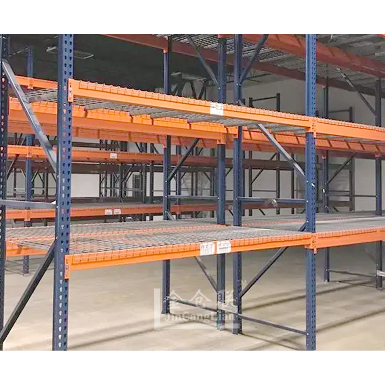 Industrial Warehouse Heavy Duty Teardrop Pallet Shelf Drill Storage Rack adjustable shelving unit