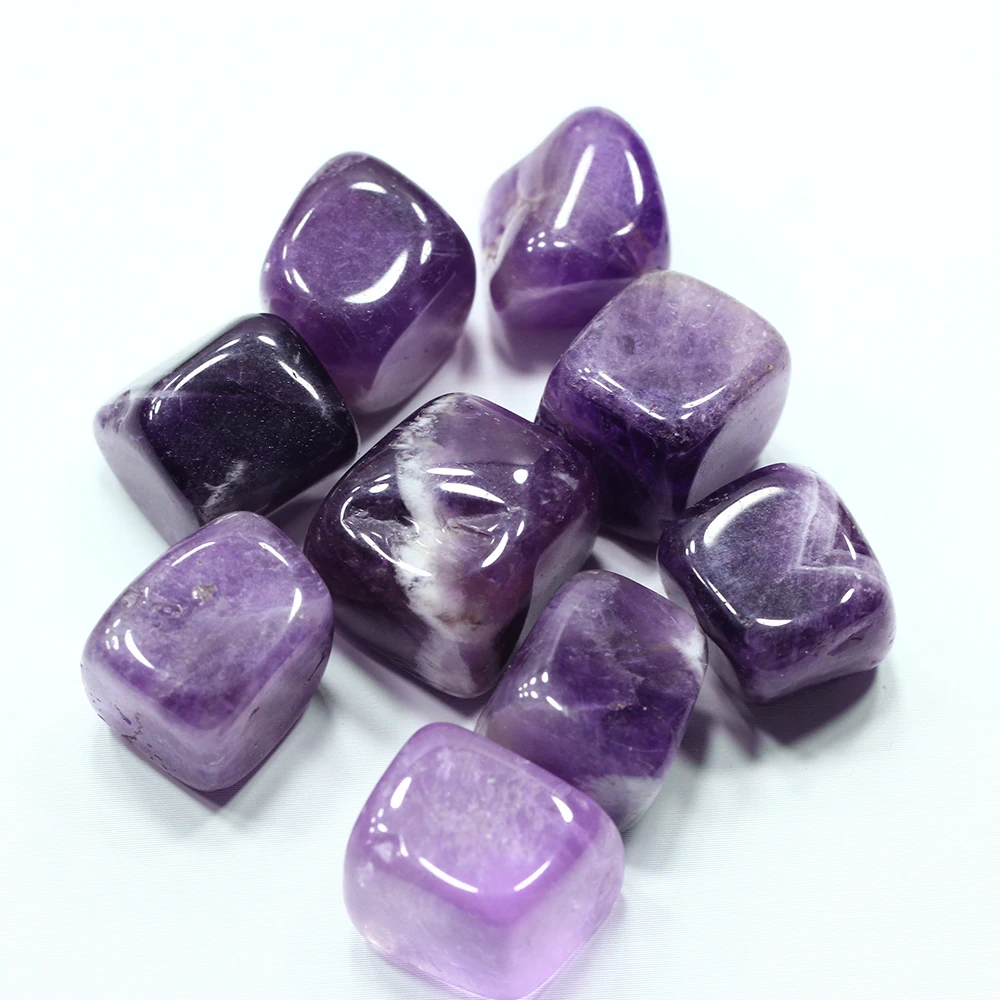 Whosale Natural Crystal Tumble Rough Gemstone Crystals Healing Stone 7 Chakra Engraved Reiki Set With Cheap Price