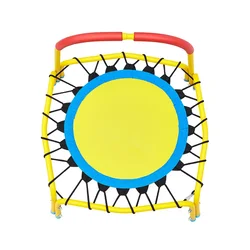 Hot Popular Top Quality Home Indoor Gym Small Jumping Bed Child Round Mini Trampoline Manufacturers Kid With Handle