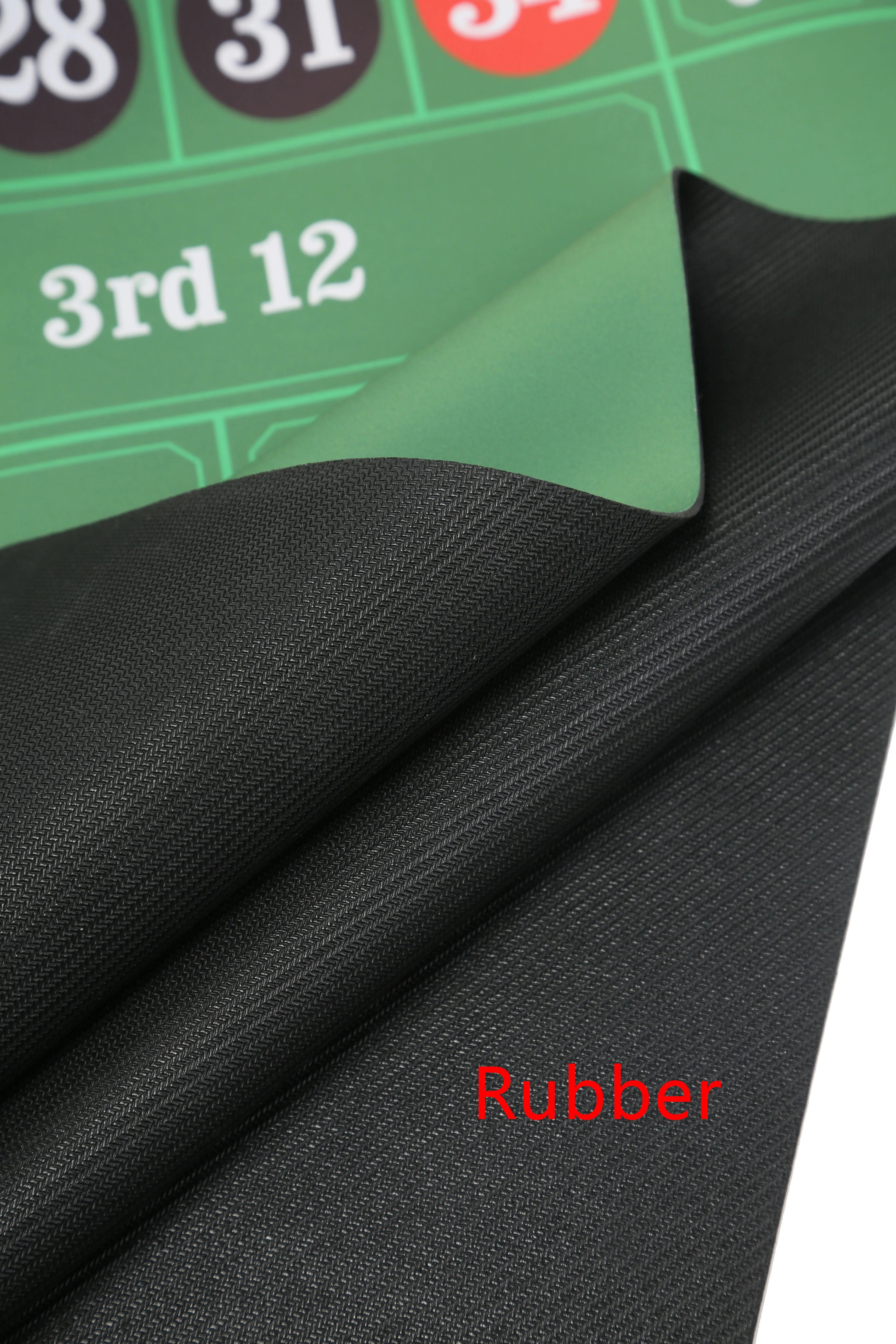 Anti-slip 120*240 Printing Neoprene Folding Custom Rubber 5mm Thick Poker Table Mat 240x120 Cm