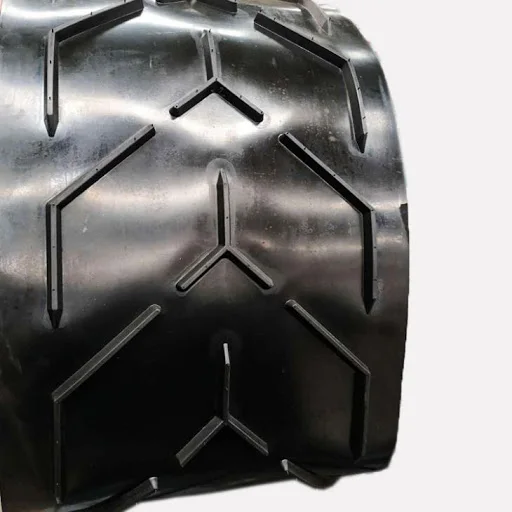heavy duty rubber chevron conveyor belt for industry