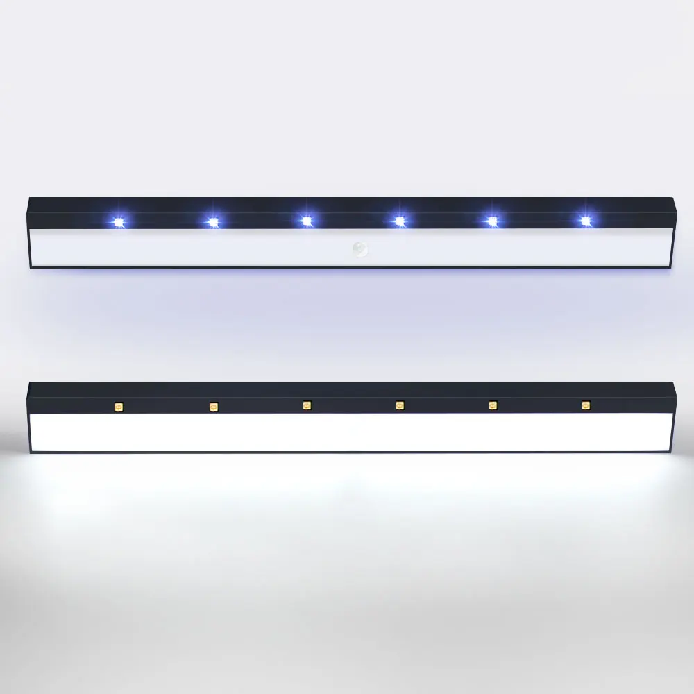 
DC5V перезаряжаемый 300 мм UVC 254nm 275nm 395nm 405nm Белый Портативный светодиодный гермицидный УФ Магнитный шкаф свет 