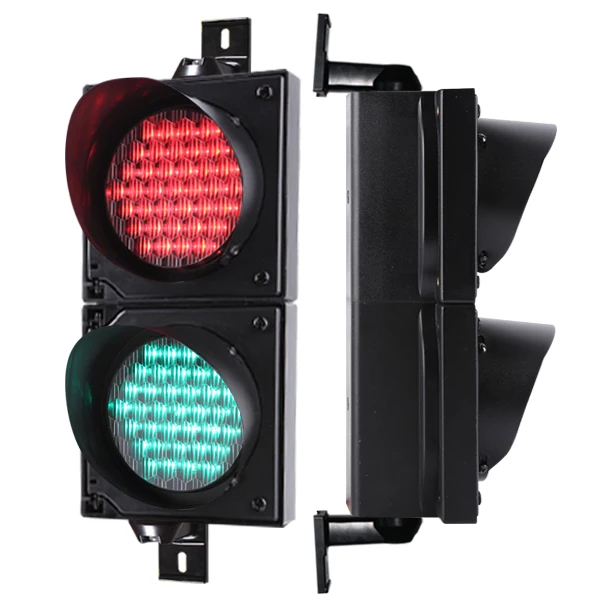 PMMA 100% duty cycle easy installation IP66 300mm round cable traffic lights for crossroad