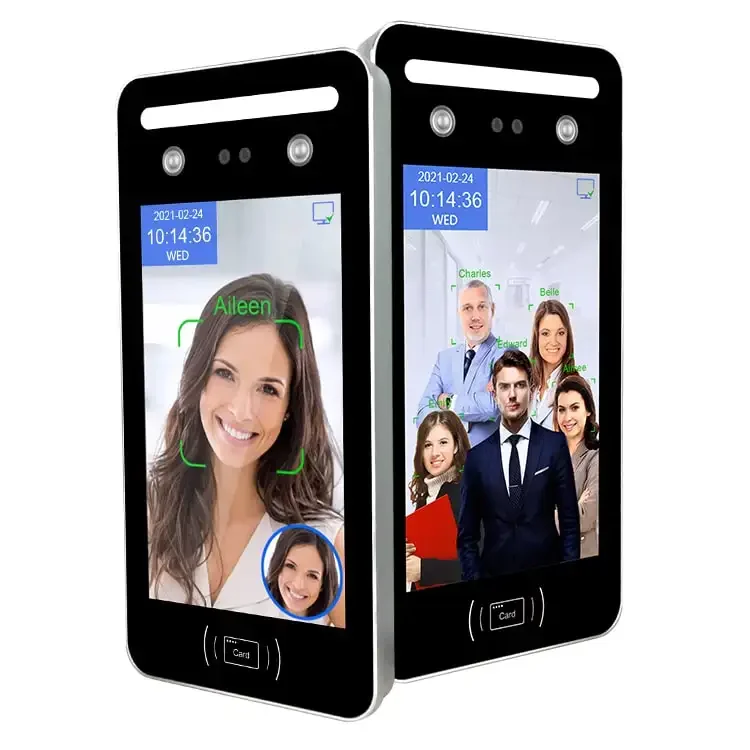 Cloud and smart Phone APP Face RFID Card QR Code Access Control Machine with Video door phone intercom function