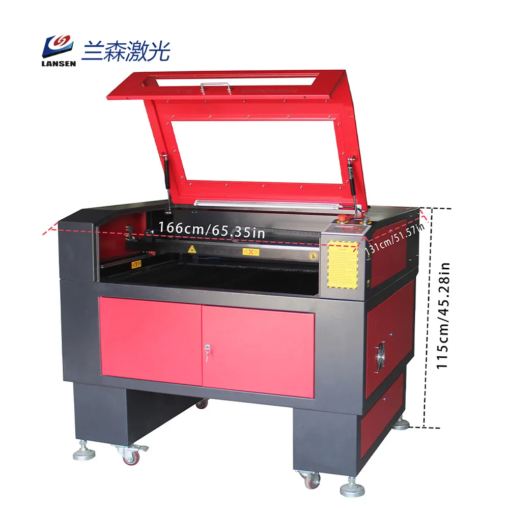 acrylic wood rubber double color sheet nonmetal laser Cutting equipment for sell