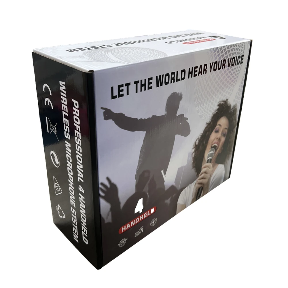 GAW-D2000professional 4 Channels Uhf Wireless Microphone With CE Certificate