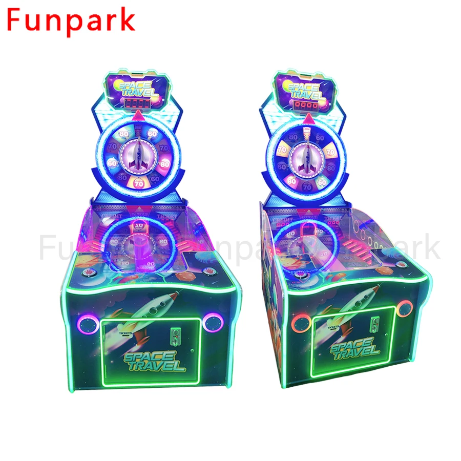 Funpark High Quality Arcade Redemption Game Machine Big Bonus Lottery Game World Travel Redemption Ticket Machine for Amusement