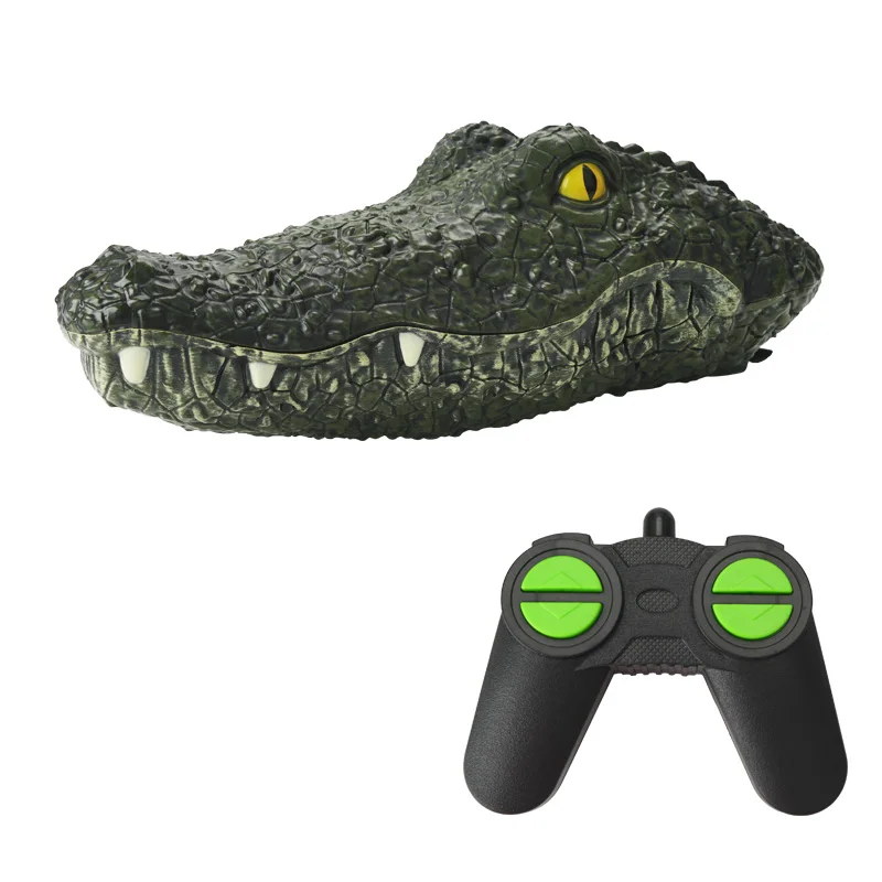 ENJOYSTAR 2 in 1 Simulation Animal RC Ship Water Proof Vehicle Toy Electric High Speed Remote Control Crocodile Head Spoof Boat