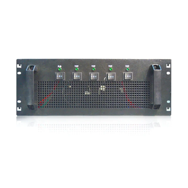 Server test 3kW Data Center Rack Mounted 3U AC variable Single Phase dummy Load Bank