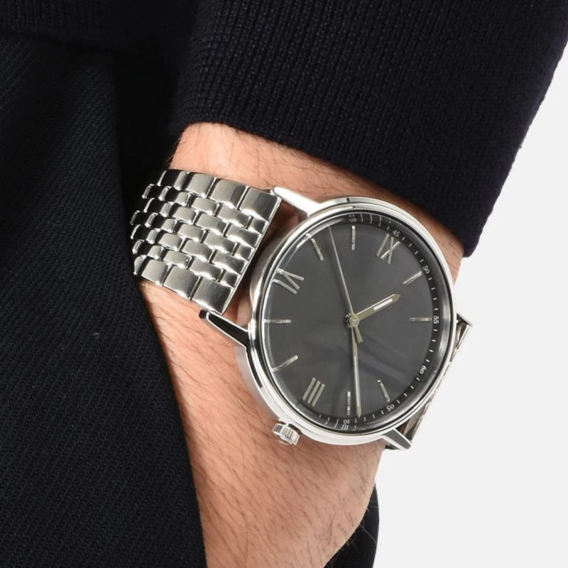 Заводские Oem Odm наручные часы с логотипом под заказ японский механизм мужские от производителя Мужские кварцевые повседневные из нержавеющей