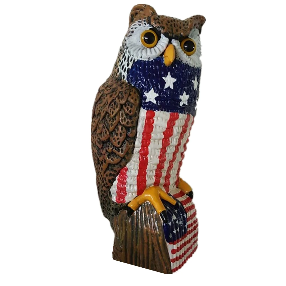 Osgoodway Hot Sale China Factory Direct Sale Home and Garden Ornaments Plastic Action Decor Owls Wholesale