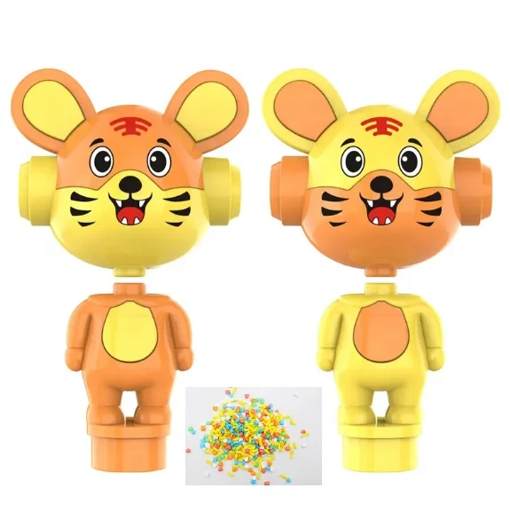 New Baby Cute Lighting Cartoon Rattle Drum Candy Toys Plastic Kids Funny Plastic Toys for Candy
