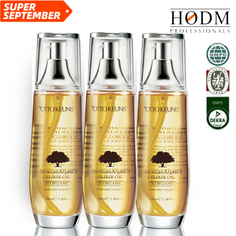 OEM Cosmetic Company Wholesale 100% Organic Morocco Argan Oil Hair Care Treatment Moroccan Hair Oil