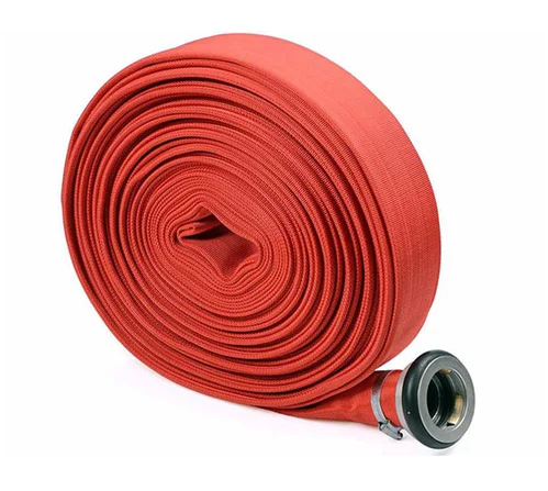 china manufacturer delivery industrial single jacket rubber angus 2 2.5 3 4 5inch canvas used fire fighting hose with coupling