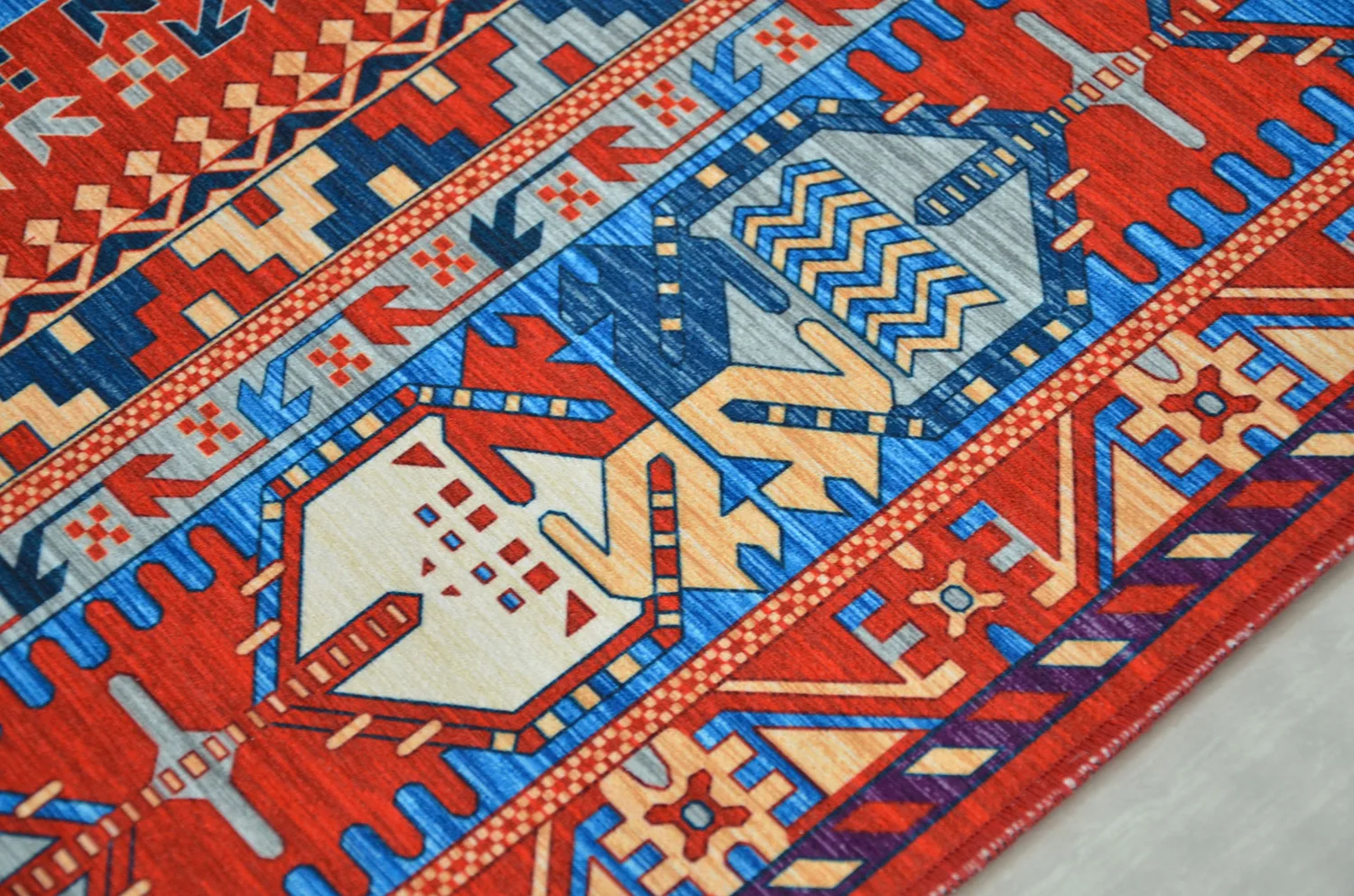 Оптовая ПРОДАЖА Винтажный стильный ковер для гостиной полиэфирный бархатный 3D Печатный декоративный пола