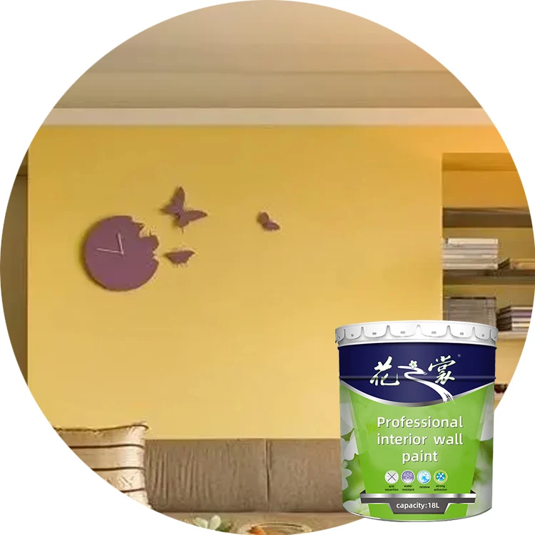 OEM ODM Colorful Interior Bedroom Wall Coating Net Smell Latex Emulsion Paint