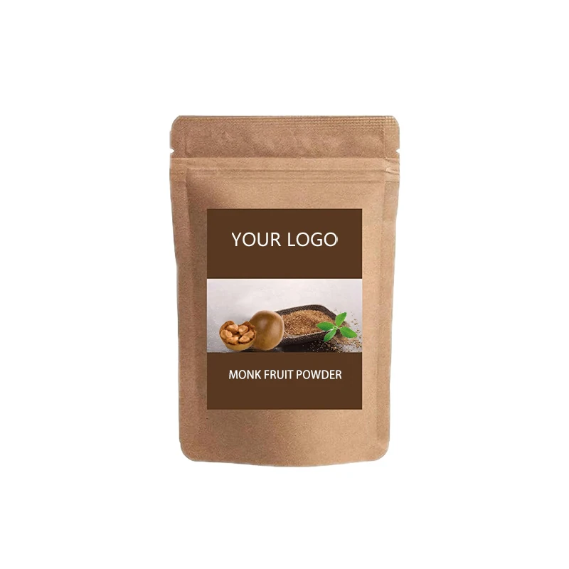 High Quality Monk Fruit Extract Pure and Natural Luo Han Guo Extract Powder Organic Monk Fruit Powder