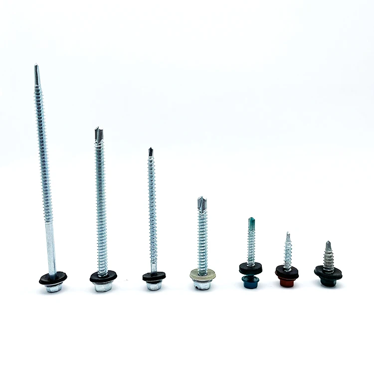 xuantong Wholesale Building roofing screw galvanised metal hex wood stainless steel hex self drilling screw with epdm washer