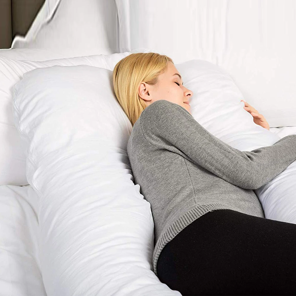 High Quality Pregnancy Support Bed Pillow With Removeable Cover Maternity Pillow