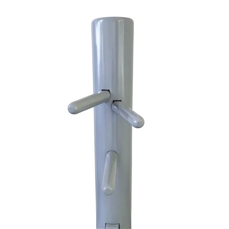 XUANDONG wing chun wooden dummy height from 158cm to 180cm three colors professional kung fu training wooden dummy for sale