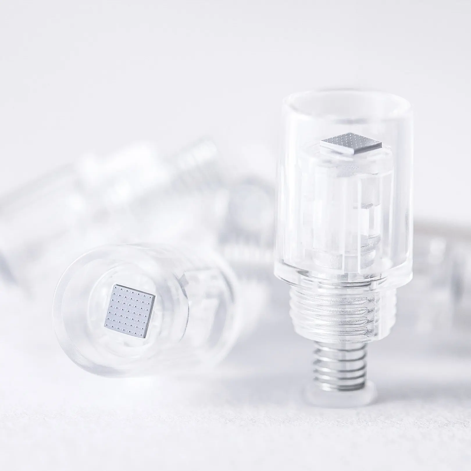 
Disposable Silicon Nano Micro Needle Beauty Aguja para Stylo Agulha Derma Pen Mesotherapy Pins Cartridge Meso Tips Nano Needling 
