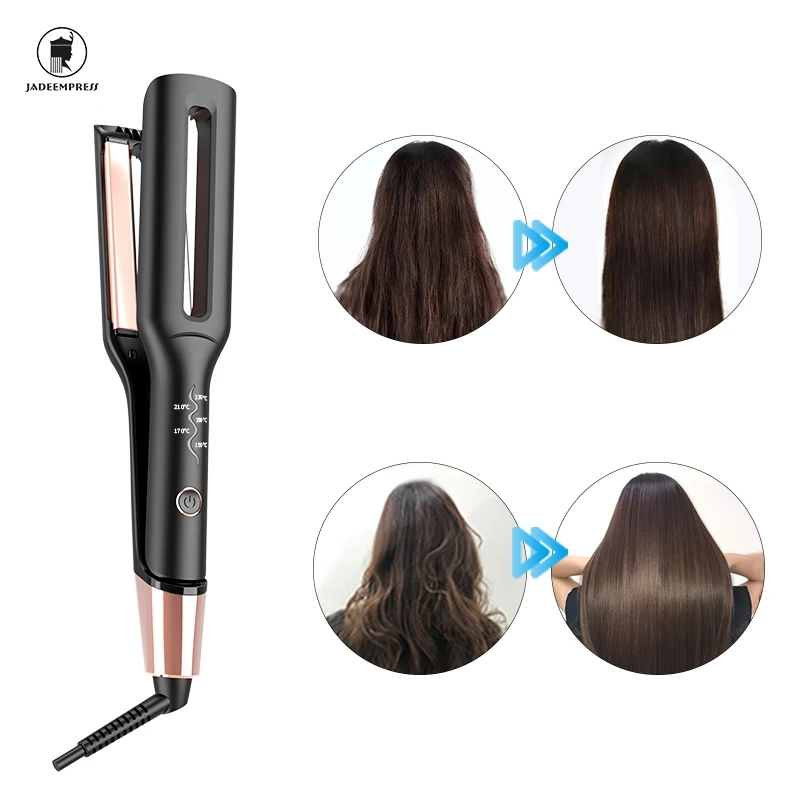 2024 Wholesale Flat Irons Personalized Flat Iron Brand Flat Irons Straightening Strong Vendor Titanium Flat Iron