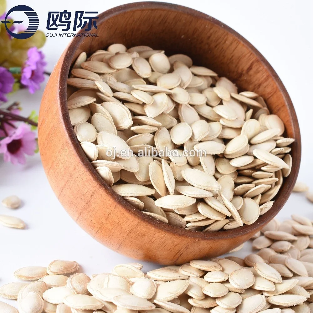 Fresh Pumpkin Seeds Food Snow White Wholesale Raw Grass Seeds Raw White 25/50 kg PP Bag