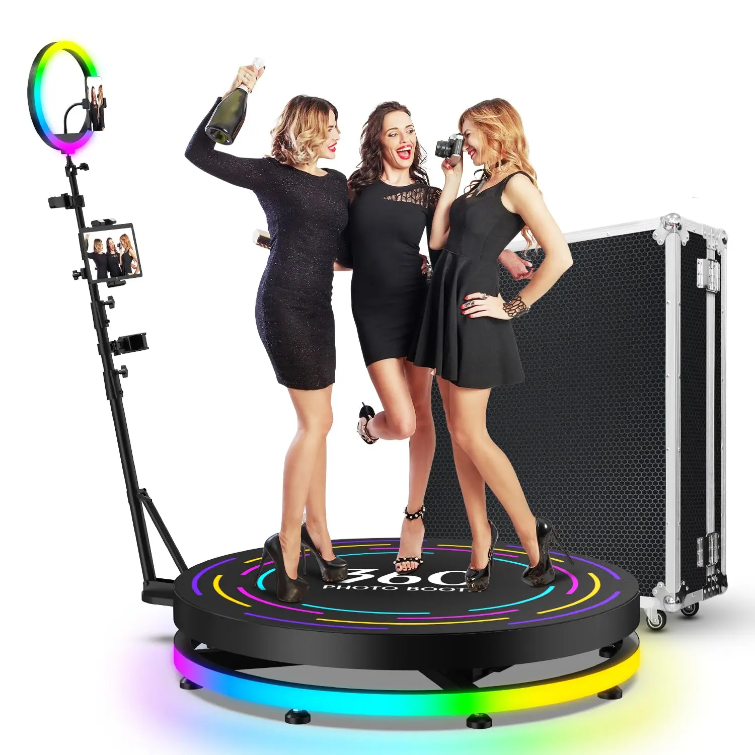 2024 Hot Sale Selfie Foto Camera Platform Portable Photobooth 360 Video Booth 360 Photo Booth