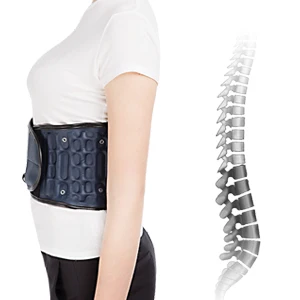 Spinal Decompression Back Belt Waist Support Brace Lumbar Air Traction Belt