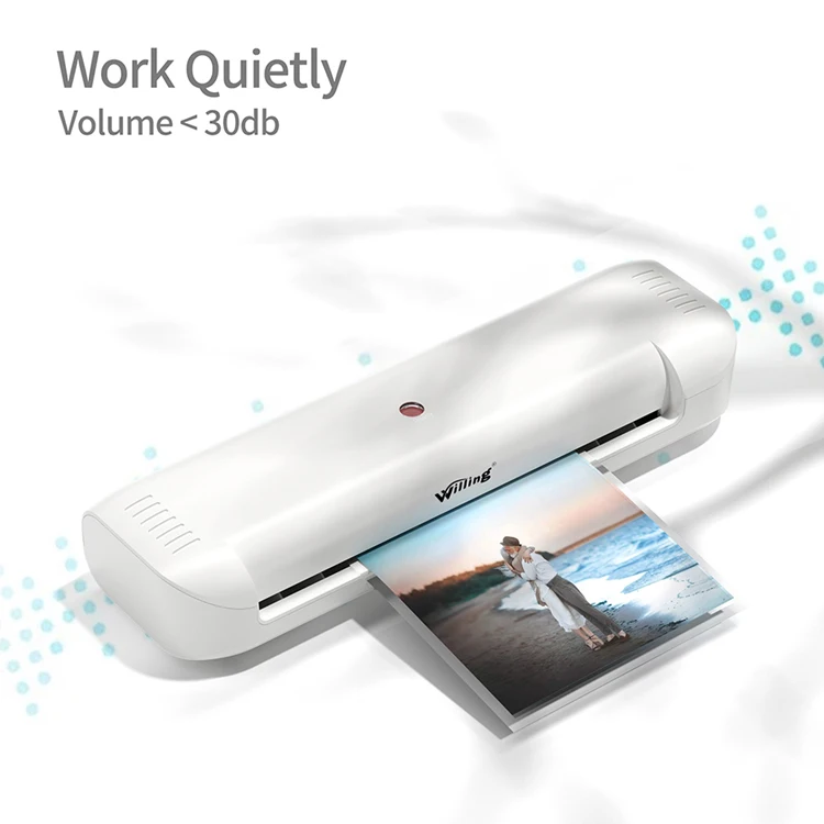 80-100mic small thermal laminator machine fellowes passport hot laminating machine laminadora