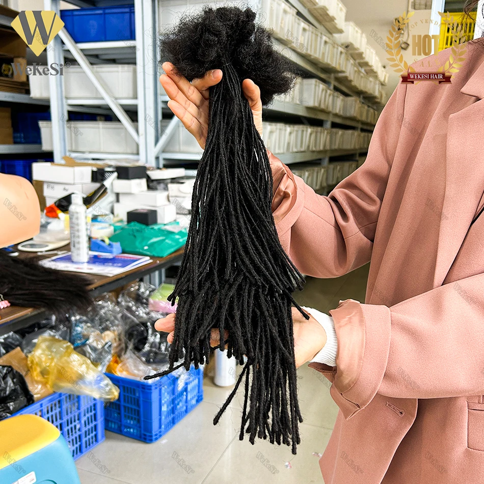 Wekesi 0,2 см, оптовая цена, человеческие волосы, микроскопы, полноразмерные системы ручной работы, дреды для наращивания, человеческие волосы, дреды, поставщик