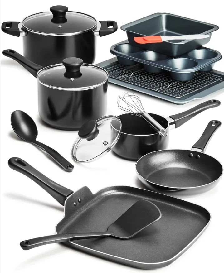 8 PCS Aluminium Cookware Set Forged Aluminum Cookware Set 2022 new products sourcing wholesale kitchen accessories