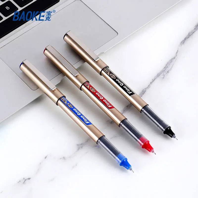 Student Stationery Office Supplies Straight Liquid 0.5mm Business Signature Pen Gel Pen