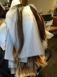 200pcs Hair Dye Paper Color Meche Strips Hair Highlighting Dyeing Separating Sheet for Salon Barber Hairdresser Hair Stylists