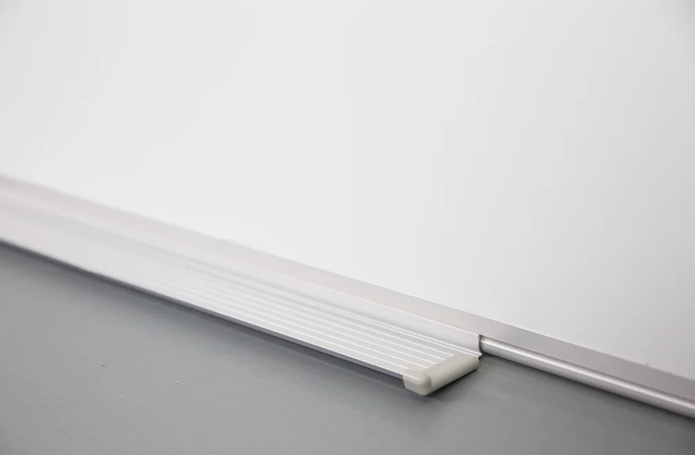 Hot sale magnetic lacquered steel import enameled steel dry erase writing whiteboard school classroom concealed mounting corners