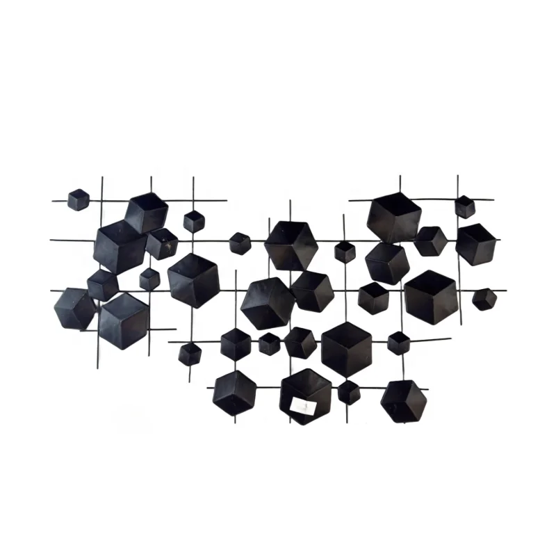 Luxury Modern Wall Decor Simple Style Design Black Iron Classic Art Wall Decoration Home Wall Decor Item