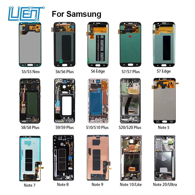 For Samsung Note 4 LCD Screen For Samsung Note 4 Display Touch Digitizer Replacement