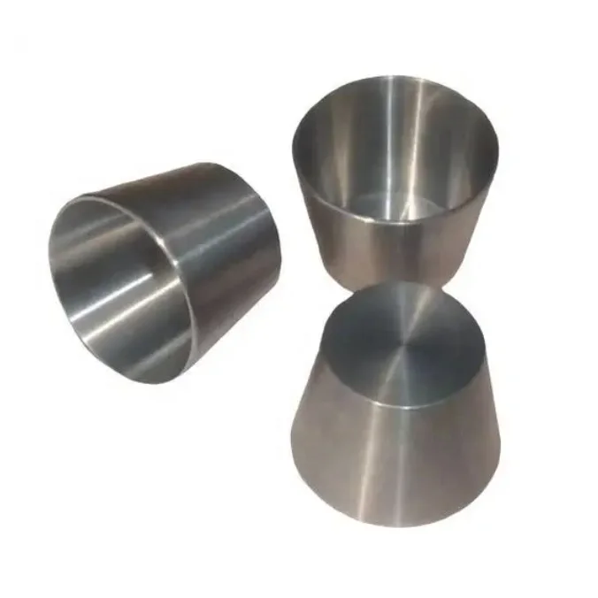 Чистый вольфрамовый тигель, индивидуальный плавильный сосуд для печи