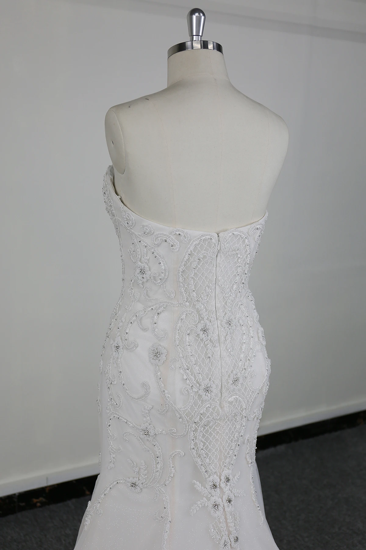 2024 New Sparkly Rhinestones heavy beaded light champagne wedding Dress bridal Dresses