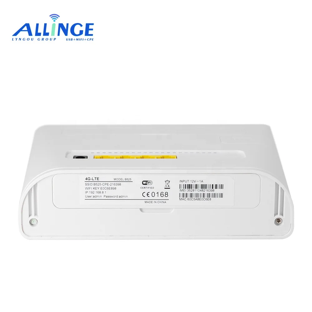 ALLINGE XYY293 Lte Wifi Router B525L+3G 4G Router High Speed Router Wifi 4G With Sim Card