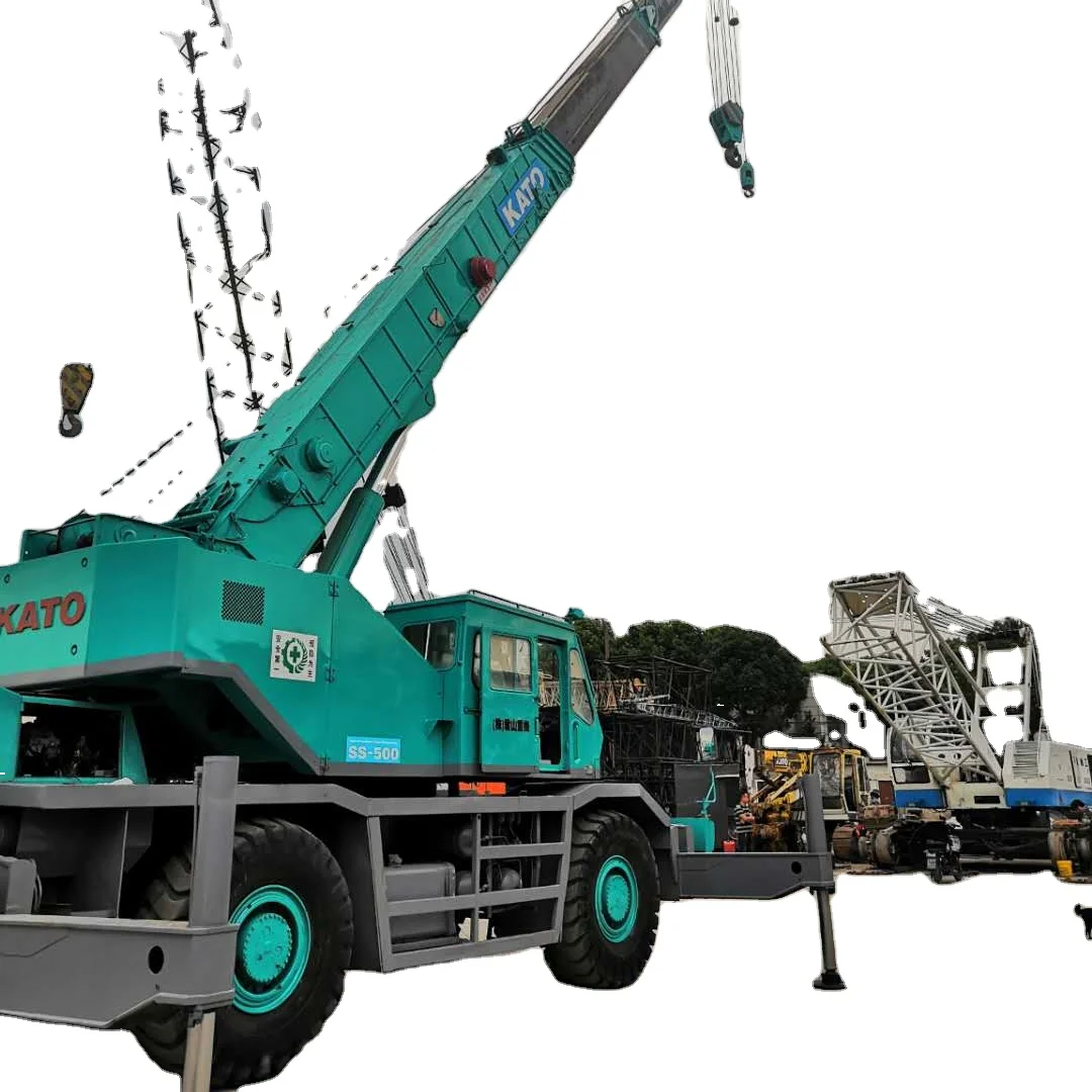 rough terrain crane 4x4 hydraulic  kato 25 ton 50 ton KR25 KR50 rough terrain crane