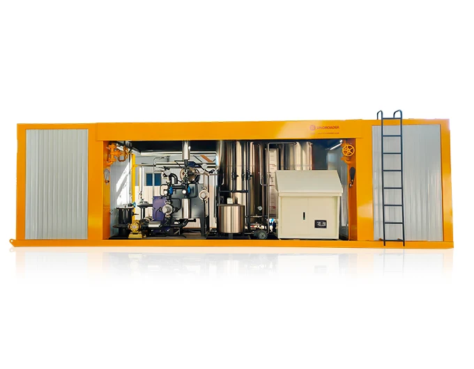 10 Tone Per Hour Decanting Bitumen Melting Machine Bitumen Heating Equipment