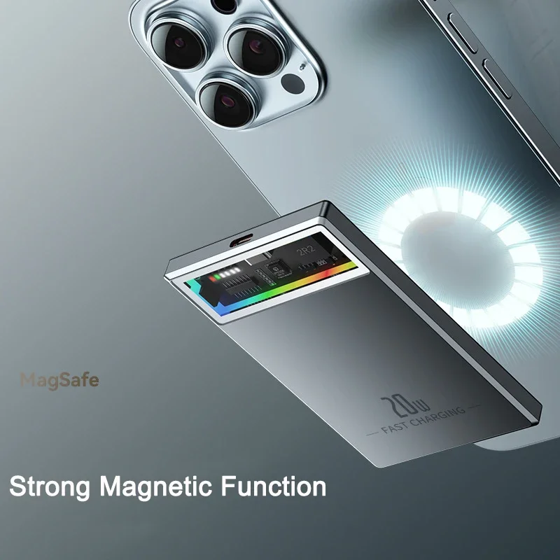 Power Bank 5000mAh Magnetic Wireless Powerbank for iPhone 15 14 13 Samsung Fast Charging Portable Charger External Battery Pack